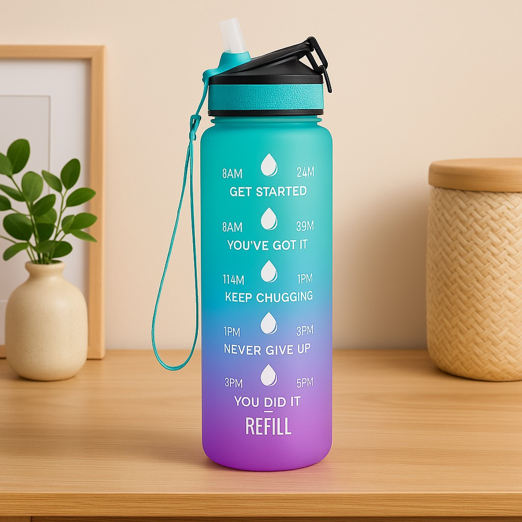 Time-Marker Water Bottle