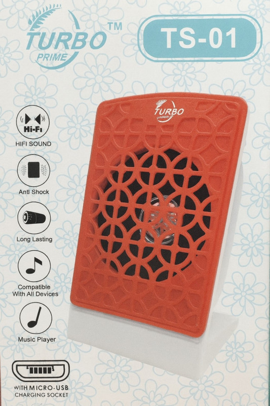 Turbo Prime TS-01 Portable Wireless Bluetooth Speaker with Hi-Fi Sound