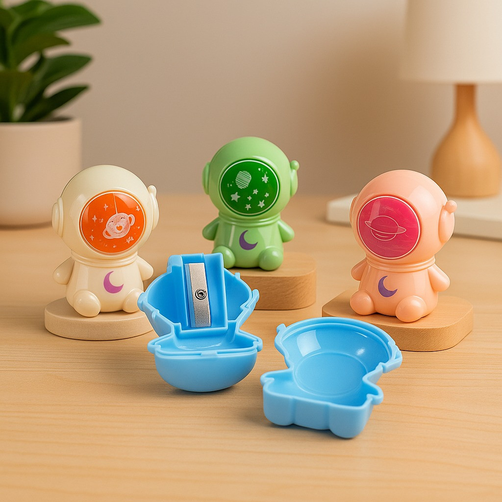 Astronaut Sharpener Set