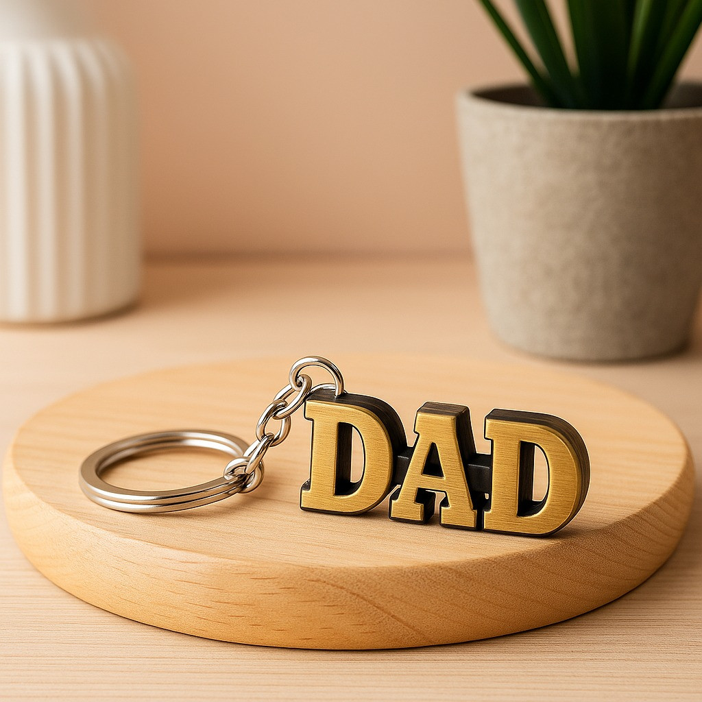 Dad Keychain