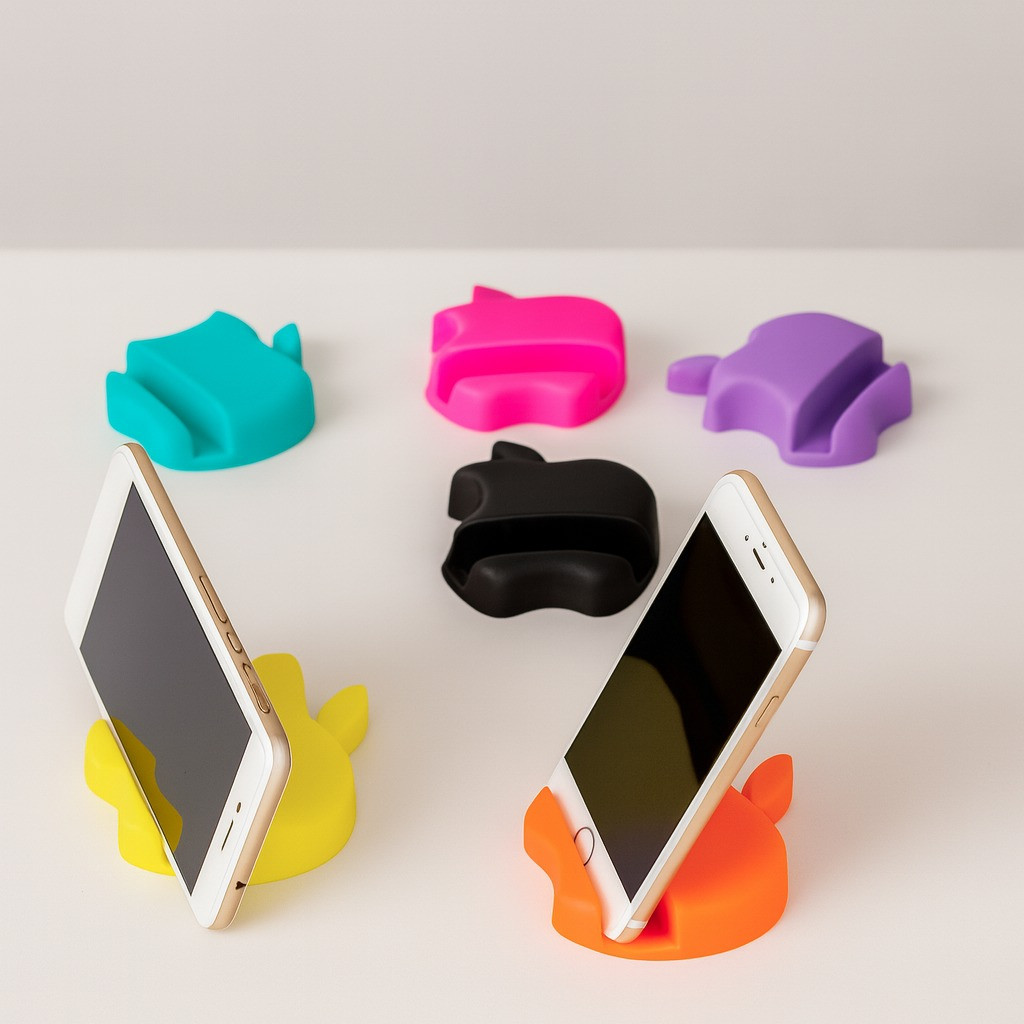 Silicone Mobile Stand Holder (Set 12 )