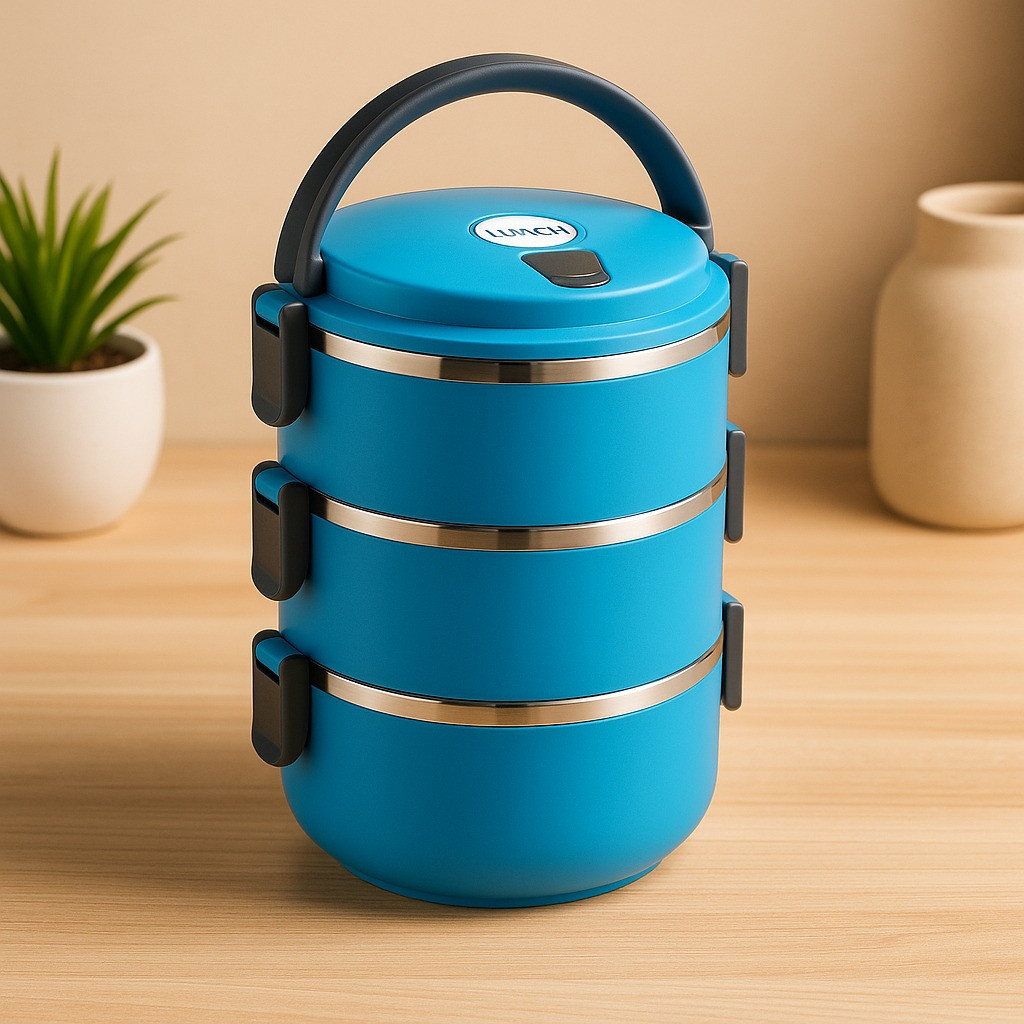 3 Layer Lunch Box