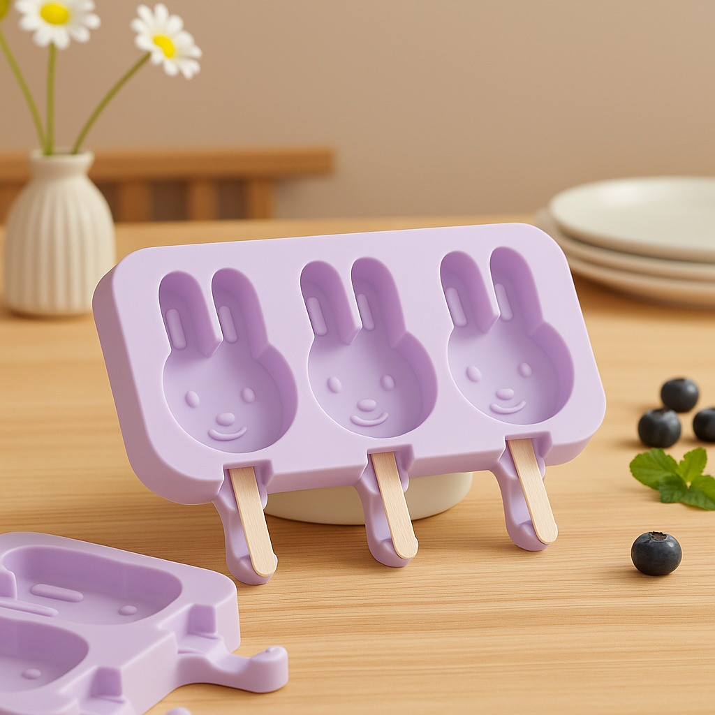 Cute Bunny Popsicle Moulds
