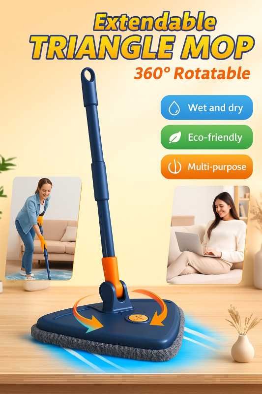 Rotatable Triangle Mop