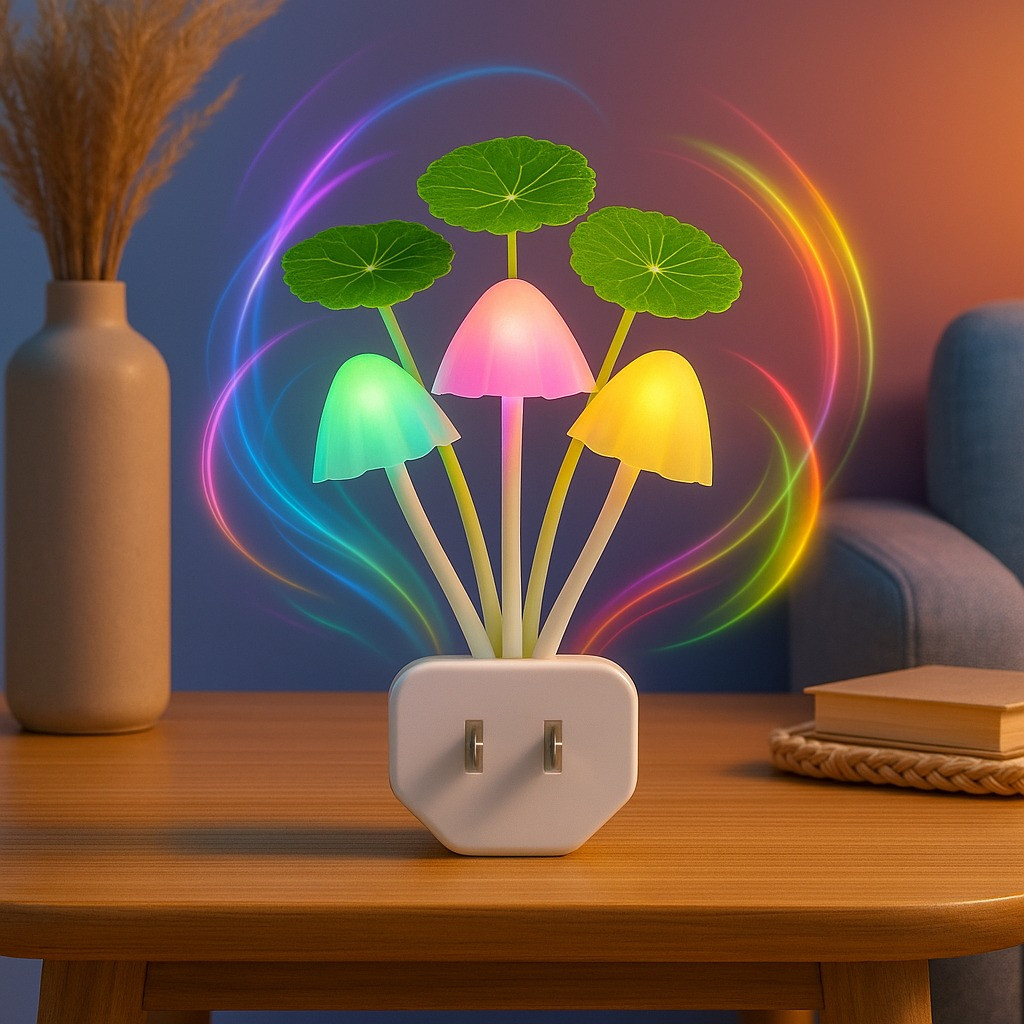 LED Mushroom Night Lamp