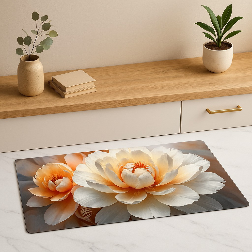 Floral Floor Mat
