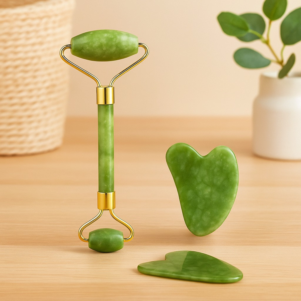 Jade Roller & Gua Sha Set