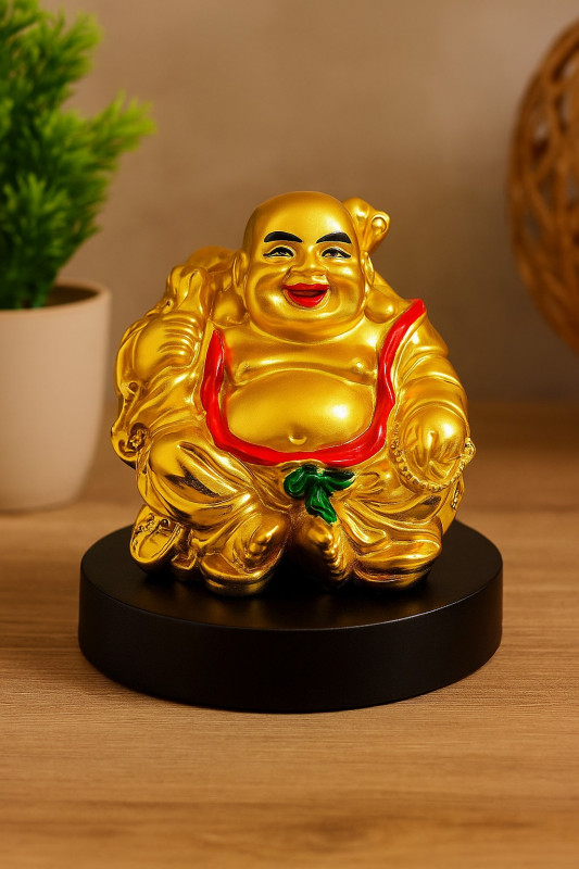 Golden Smiles Lucky Buddha