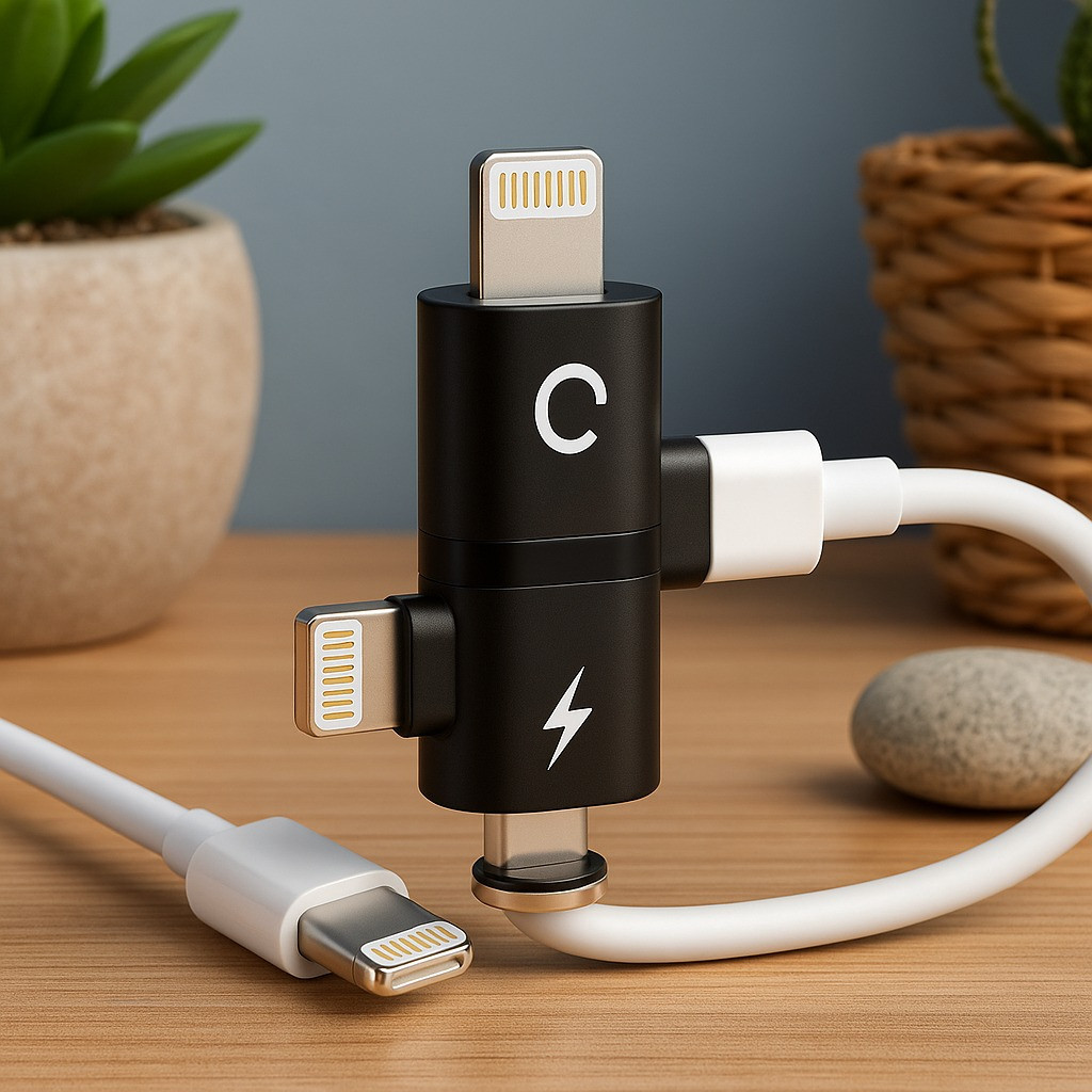 Lightning Adapter X – Charge, Call & Music Hub