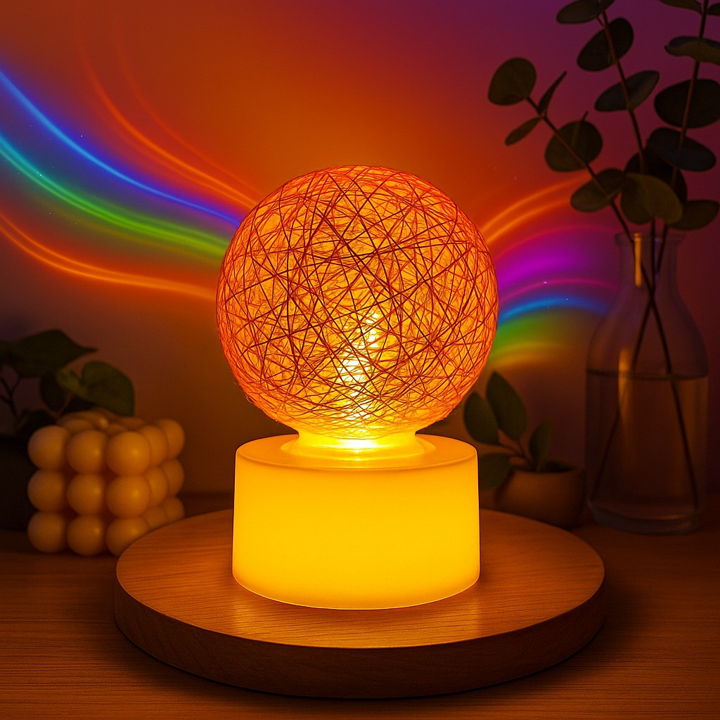 Yarn Ball Lamp