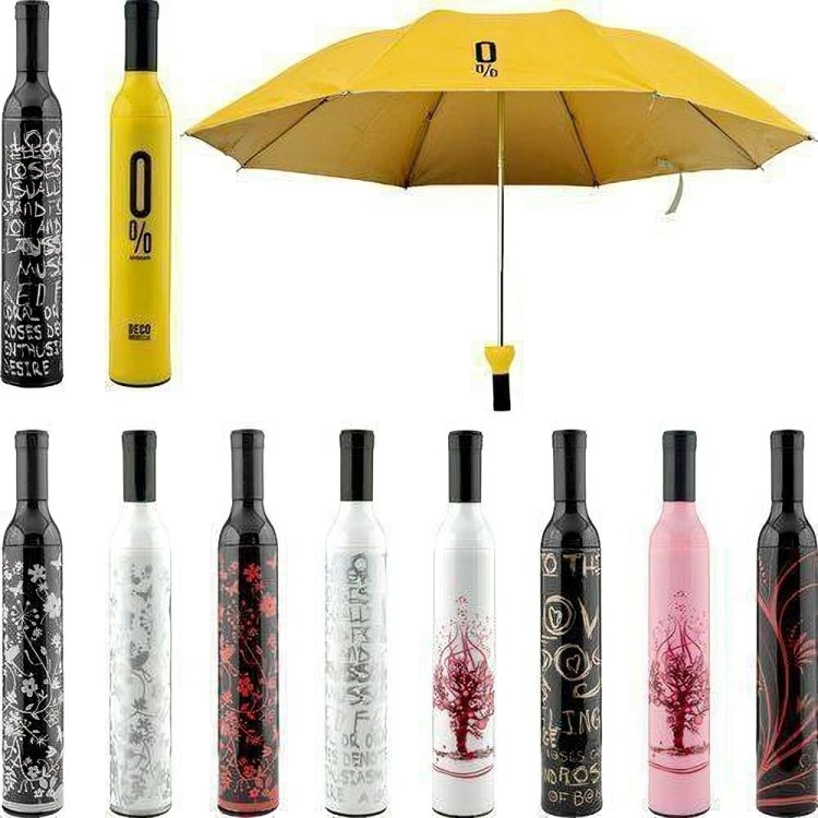 Bottle Shaped Foldable Umbrella