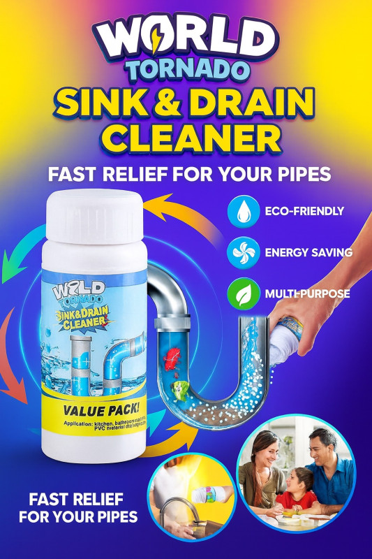 World Tornado Sink & Drain Cleaner
