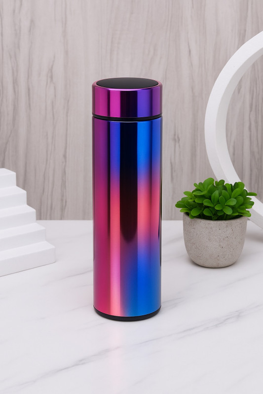 LED Temperature Display Gradient Flask