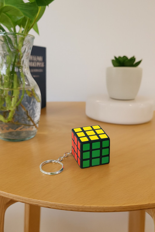 Mini Puzzle Cube Keychain (SET - 3)