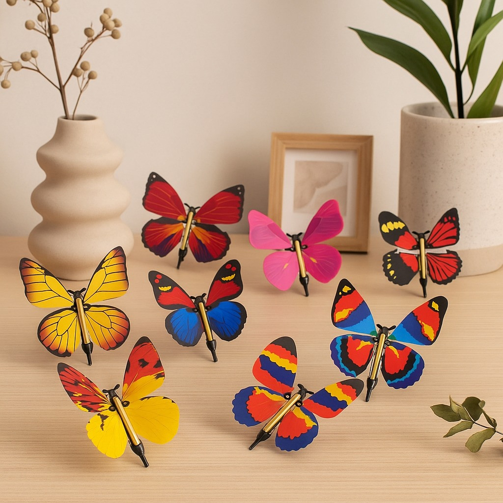 Colorful Flying Wind-Up Butterflies